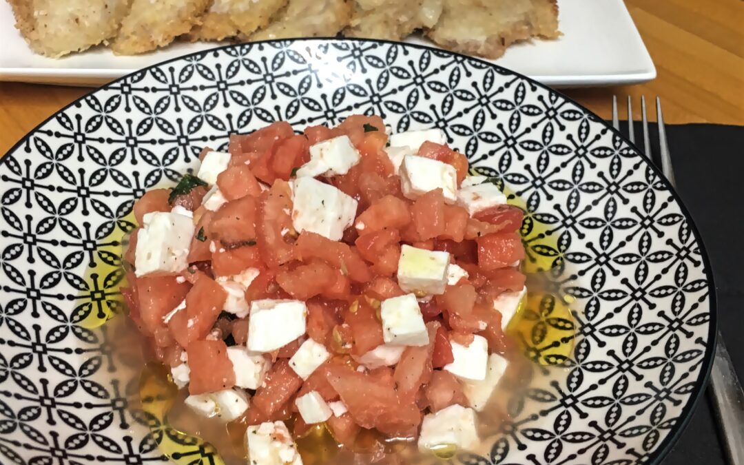 ensalada de tomaques i meló d'alger ca curro