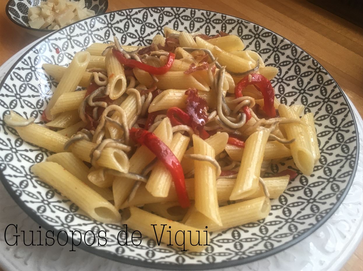 macarros amb gules i pebrera torrá ca curro