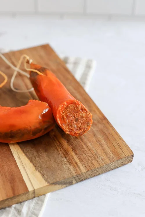 Ca curro blanquet rojo un embutido artesano delicioso y casero